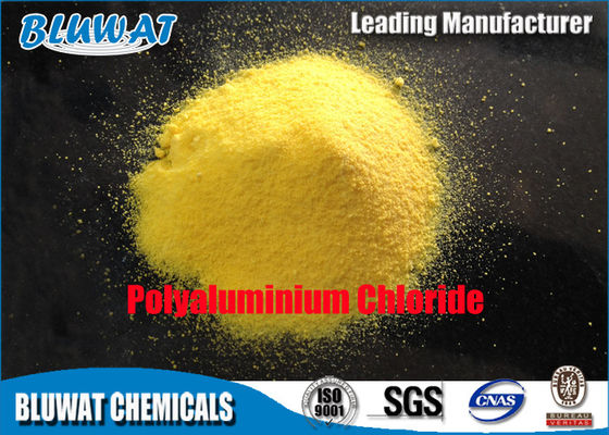 خرید Bluwat Chemicals پلی آلومینیوم کلرید PAC فلوکولاسیون زرد روشن PH 3.0 - 5.0 ساخت آنلاین
