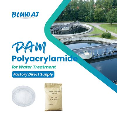خرید مواد شیمیایی تصفیه آب پلی آکریلامید کاتونیک Cpam سفید C3H5NO تصفیه فاضلاب صنعتی ساخت آنلاین