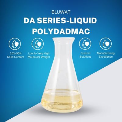 خرید Pdadmac Pdmdaac پلیمر فلوکولانت Polydadmac برای آشامیدنی و تصفیه فاضلاب ساخت آنلاین