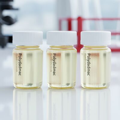 خرید DA404 پولیمر کتیونیک PolyDADMAC درجه معدن برای جامد های بالا آب های فاضلاب و رسوب سریع ساخت آنلاین