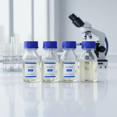 خرید مواد جامد بالا PolyDADMAC DA451 (44 ٪ 46٪) کوگولنت کاتونیک برای تصفیه آب آشامیدنی، حمل و نقل مقرون به صرفه و تصفیه فاضلاب صنعتی ساخت آنلاین