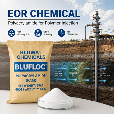 خرید BLUFLOC AA6518 PAM آنیونیک برای آب فاضلاب حفاری نفت و بهبود عملکرد مایعات حفاری ساخت آنلاین