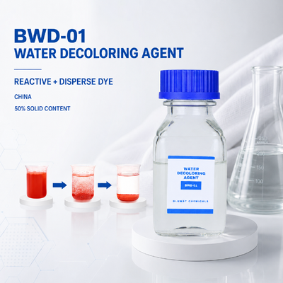 خرید 50% -55% محتوای جامد BWD-01 عامل رنگ‌زدای آب برای فاضلاب رنگ راکتیو و دیسپرس در چین ساخت آنلاین