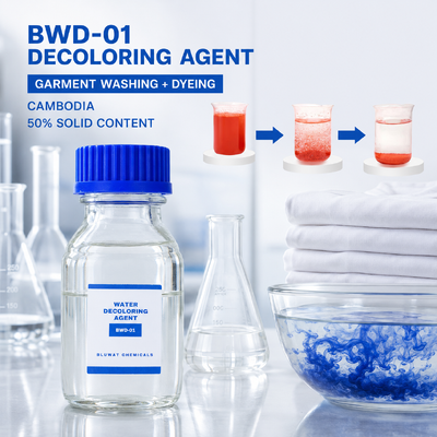 خرید BWD-01 ماده ی رنگ زدایی برای مواد شوینده و رنگ آمیزی لباس در کامبوج ساخت آنلاین