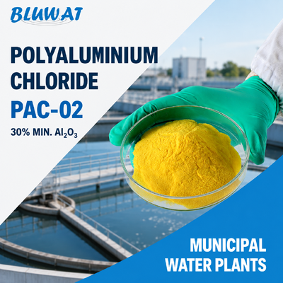 خرید PAC-02 Polyaluminium Chloride with 45-85% Basicity and 30% Min. Al2O3 Content for Municipal Water Plants ساخت آنلاین