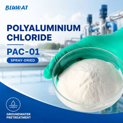 خرید 30٪ Min. Al2O3 اسپری خشک شده 25 کیلوگرم کیسه PAC-01 کلرید پلی آلومینیوم برای پیش ترمیم آب های زیرزمینی ساخت آنلاین