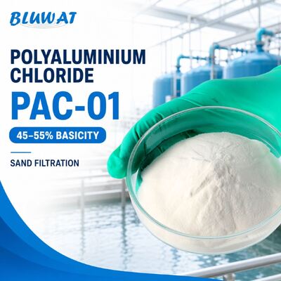 خرید 45-55% پایه 25 کیلوگرم کیسه PAC-01 کلرید پلی آلومینیوم برای فیلتر کردن شن ساخت آنلاین