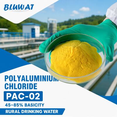 خرید PAC-02 کلرید پلی آلومینیوم با حداکثر 0.1٪ غیرقابل حل و 30٪ حداقل Al2O3 در کیسه های 25 کیلوگرم برای آب آشامیدنی روستایی ساخت آنلاین