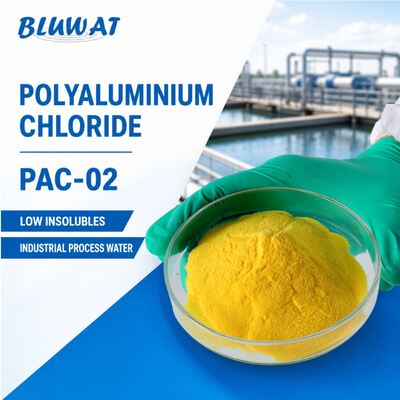 خرید PAC-02 کلرید پلی آلومینیوم مواد شیمیایی تصفیه آب با حداکثر 0.1% ناپذیری و حداقل 30% Al2O3 مواد اسپری خشک شده ساخت آنلاین