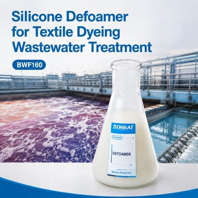 خرید ضد کف سیلیکونی امولسیونی غیر یونی برای تصفیه پساب رنگرزی نساجی با دوز 50-300 ppm ساخت آنلاین