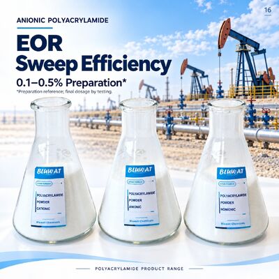 خرید Anionic Polyacrylamide APAM 0.1-0.5% Working Solution for EOR Sweep Efficiency Improvement in 25kg PE Bag ساخت آنلاین