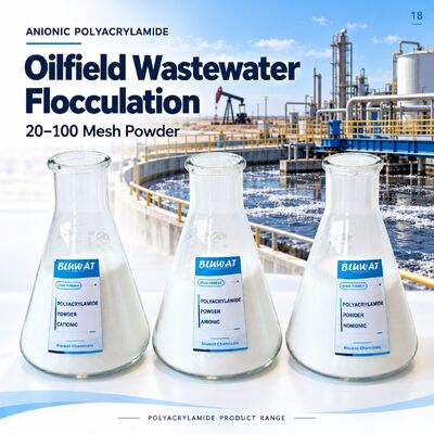 خرید Anionic Polyacrylamide APAM 20-100 Mesh 89% Minimum Solid Content for Oilfield Wastewater Flocculation ساخت آنلاین