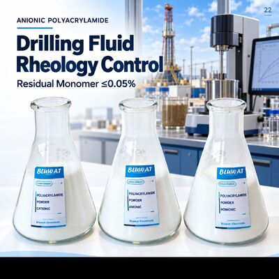 خرید Anionic Polyacrylamide APAM 0.05% Max Residual Monomer for Drilling Fluid Rheology Modification CAS 9003-05-8 ISO 9001 Manufacturer 25kg PE Bag ساخت آنلاین
