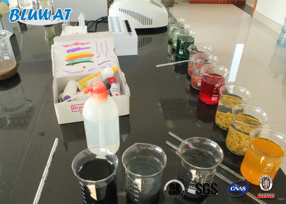 BWD-01 Decolorizing Water Decolorant Polymer برای رطوبت نساجی فاضلاب
