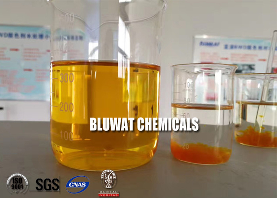 50٪ محتوای جامد Dicyandiamide Formaldehyde رزین برای درمان فاضلاب نساجی