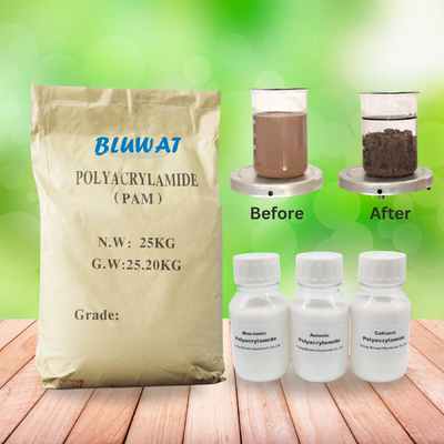 Blufloc AA6518 پلی الکترولیت پلی آکریلامید پلیمر مورد استفاده در تصفیه آب