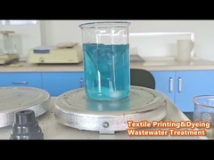 چه مقدار آب فاضلاب نساجی رنگ می شود؟