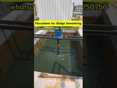 پلی آکریلامید فلوکولانت پلی الکترولیت تصفیه آب لجن ضخامت و تخلیه آب