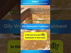 تصفیه فاضلاب نفتی با #Demulsifier و #PAM ♪ Bluwat Chemicals #WastewaterTreatment